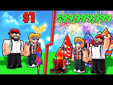 LAUNCHING MEGA FIREWORKS in ROBLOX