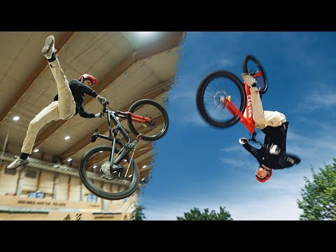 DOUBLE FLIPS & FLAIR on Concrete?! / Gabriel Wibmer