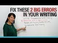 Fixing Common English Writing Errors