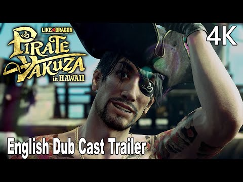 Like a Dragon Pirate Yakuza in Hawaii English Dub Cast Trailer Matthew Mercer, Samoa Joe 4K