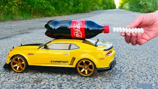 Coca-Cola Rocket with RC Drift Car
