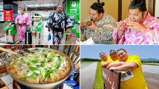JAPAN VLOG | Sumo Wrestlers’ Huge Breakfast🍚 & a Ryokan Stay in Japan’s Beautiful Countryside🌿