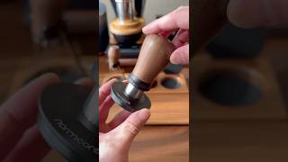 Normcore V5 Spring Loaded Tamper - Titanium Coating Base - Walnut Handle #espresso #coffee