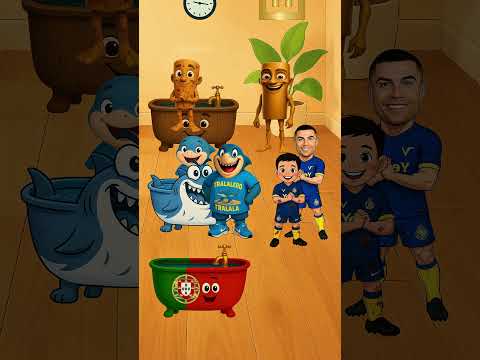 Ronaldo ingin memandikan putranya!! Yang mana bak mandinya??..