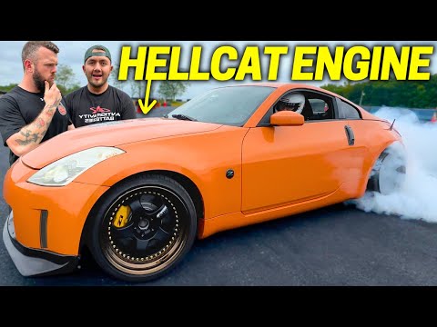 WE PUT A HELLCAT ENGINE IN A 350Z!