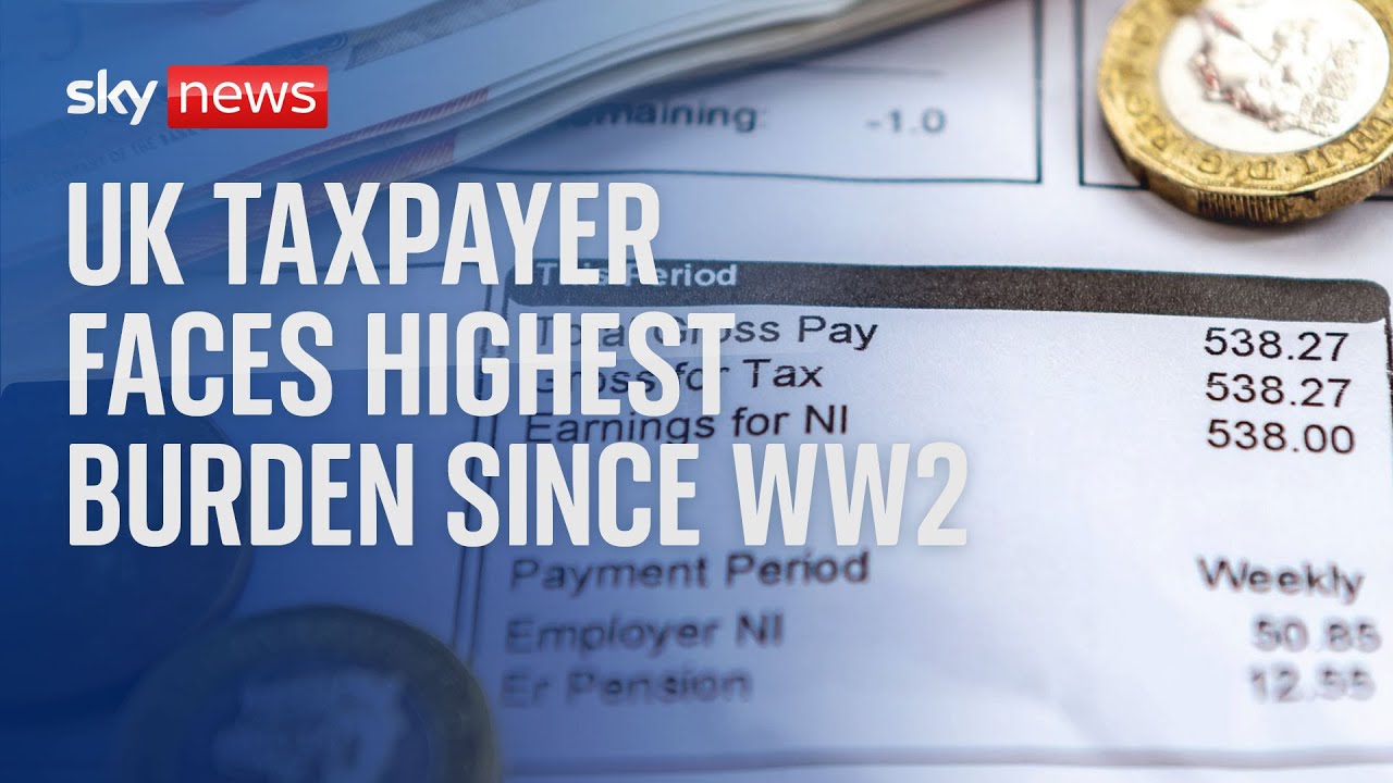 UK taxpayer facing historically high burden