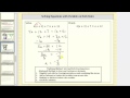 Solving Linear Equations Concepts