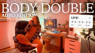 Cozy ADHD Body Doubling! 🌷 (25 minute work periods)