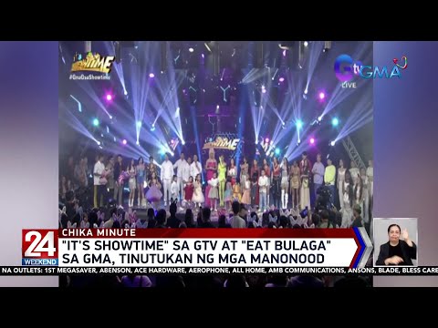 It S Showtime Sa Gtv At Eat Bulaga Sa Gma Tinutukan Ng Mga