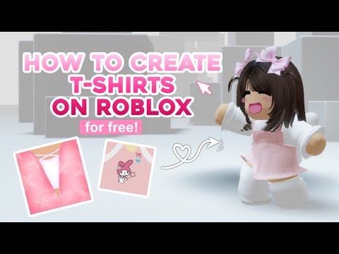 How to create a t-shirt on Roblox for free!🍡🌷