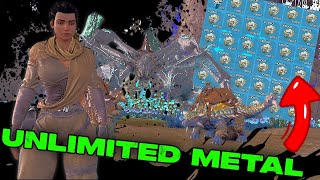 UNLIMITED Metal Trick In Ark Survival Ascended!!! The BEST PLACE TO FARM METAL IN ASA!!!