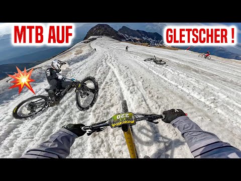 Crashen auf EIS und Racing OHNE Kette! Megavalanche 2025 Day 1