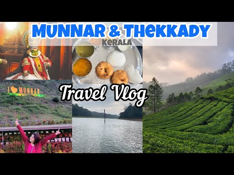 🌴KERALA- Munnar and Thekkady VLOG || Things to do | Complete travel guide || kerala tourist places