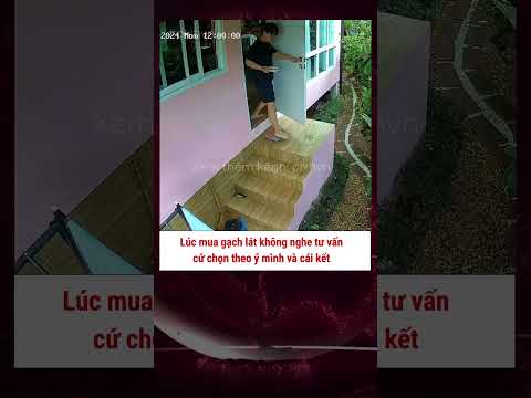 Lúc mua gạch lát không nghe tư vấn mà chọn theo ý mình và cái kết #giaothong #haihuoc #funny