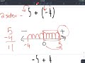 Adding and Subtracting Positive and Negative Integers