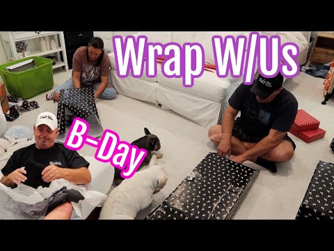 Birthday Celebration! Christmas Shopping and Wrap With Me! Double Video!