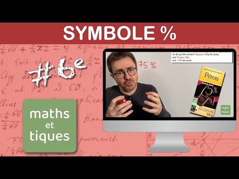 Apprendre à utiliser le symbole % - Sixième