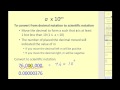 Scientific Notation Concepts and Applications