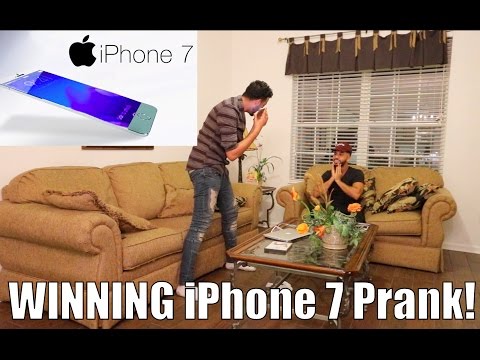 Winning Free iPhone 7 Prank!