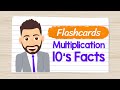 Mastering 10's Multiplication Facts with Flashcards