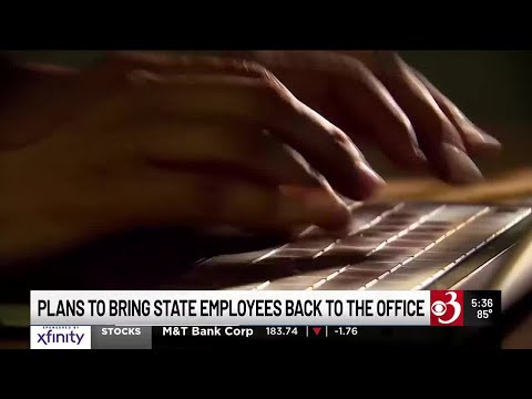 YouTube video thumbnail: Plan in the Works to Require More Vermont State Workers to Return to the Office