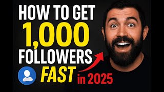 How To Get 1,000 Followers On TikTok FAST In 2025 (CHATGPT METHOD)