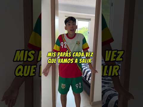 Mis papás cada vez que vamos a salir 😬 #tiktok #youtube #shorts #short #video