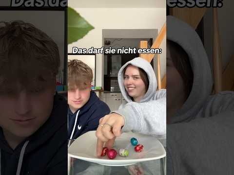 DAS darf SIE NICHT essen!๐๐คช #omg #funny #couple #lustig #freund #challenge #aufgabe #reagieren