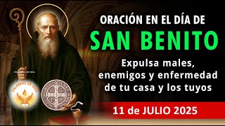 ORACION a SAN BENITO  🪙  contra enfermedades, males y enemigos