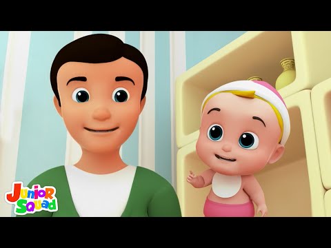 아빠 아빠! 네, 조니? 주니오 스쿼드 동요 . Kids TV