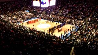 hymne américain NBA Madison Square Garden 2012