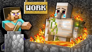I built an iron farm in Minecraft by torturing golems