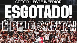 É PELO SANTA! TORCIDA TRICOLOR JÁ ESGOTOU INGRESSOS DE UM SETOR DA ARENA DE PERNAMBUCO!