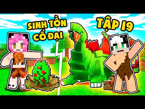 REDHOOD THỬ THÁCH 100 NGÀY SỐNG TRONG MINECRAFT CỔ ĐẠI TẬP 19*MỀU KHÁM PHÁ CĂN CỨ DƯỚI LÒNG ĐẤT