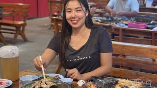 ขอบคุณพี่FCคนไทย🇹🇭ที่เลี้ยงหมูกระทะค่ะ😁เพิ่มความอ้วนกัน😄 #น้องหอมท่าเดื่อ 