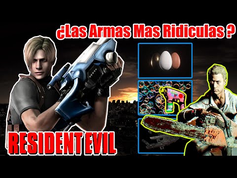 Top 9 Armas mas EXTRAÑAS y RIDICULAS de Toda la Saga Resident Evil