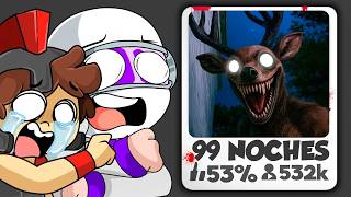Probé Las PEORES COPIAS de 99 NOCHES EN EL BOSQUE en ROBLOX