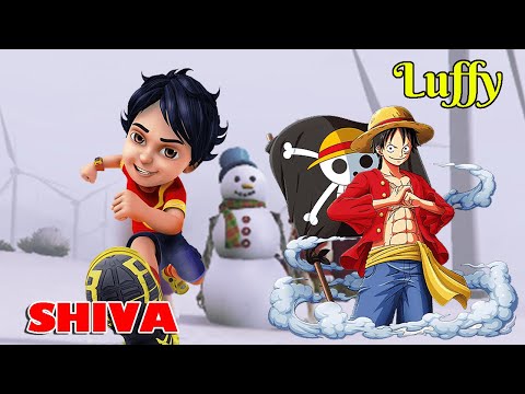 Shiva dan Luffy Melaju Cepat Mengendarai Mobil Boneka Salju