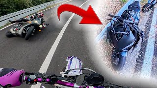 MOTORRAD TRIP ENDET MIT CRASH