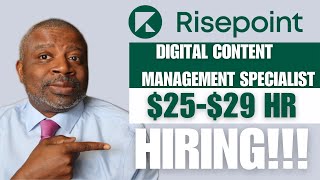 Digital Content Mgmt Specialist | WFH Jobs | Remote Job 2025 | Risepoint