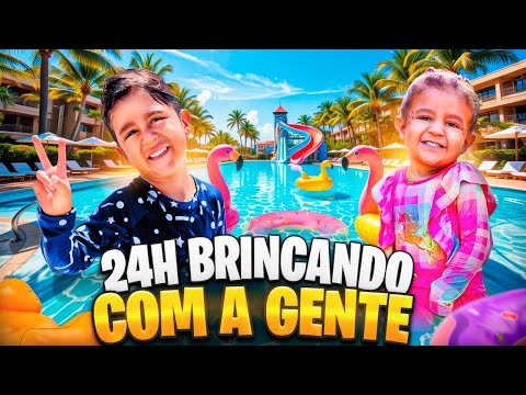 24 HORAS BRINCANDO COM A GENTE NO LE CANTON - VLOG DE VIAGEM