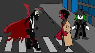 Alejo y Valentina Hellboy vs Spawn vs Van Helsing vs El Cazador De Aventuras ft. @maritobaracus