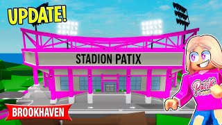 NAJNOWSZY MEGA UPDATE BROOKHAVEN! NOWY STADION PIŁKARKI 😍✨