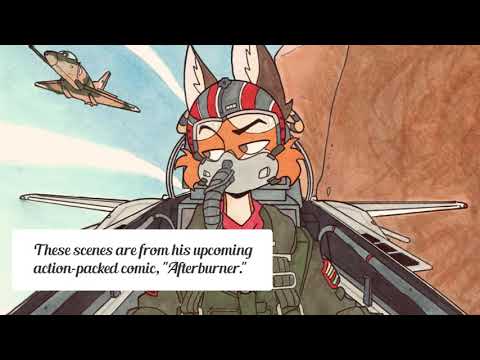 Image of a comic strip by Matt Terry depicting a Fox as a Pilot