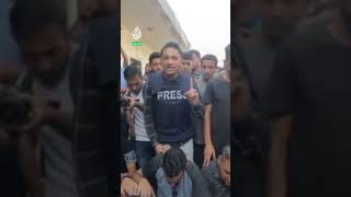 خلال التشييع.. صحفي يرثي الشهيدين أنس الشريف ومحمد قريقع