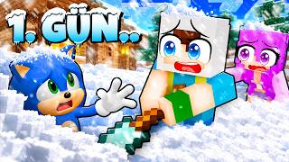 KÖYÜMÜZ TAMAMEN KAR ALTINDA KALDI ❄️😱 Minecraft