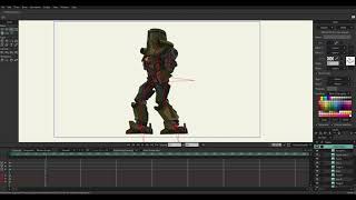 Character Animation in Moho - Creating a Jaeger Walk Cycle