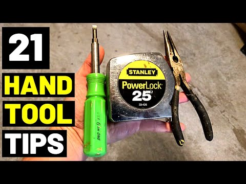 21 Hand Tool Tips Tricks Secrets!! Hammer screwdriver