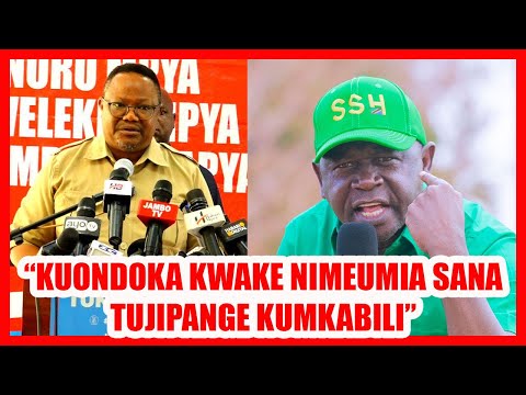 MASWALI MAZITO YA WAANDISHI WA HABARI KWA TUNDU LISSU/AJIBU  KUHUSU KUONDOKA KWA MSIGWA