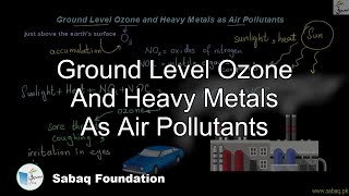 Ground Level Ozone And Heavy Metals As Air Pollutants